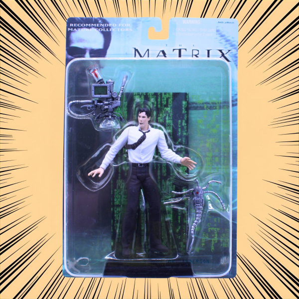 Matrix Mr. Anderson Figur Neo N2 Toys 2000 OVP | Hoppla-Stuff